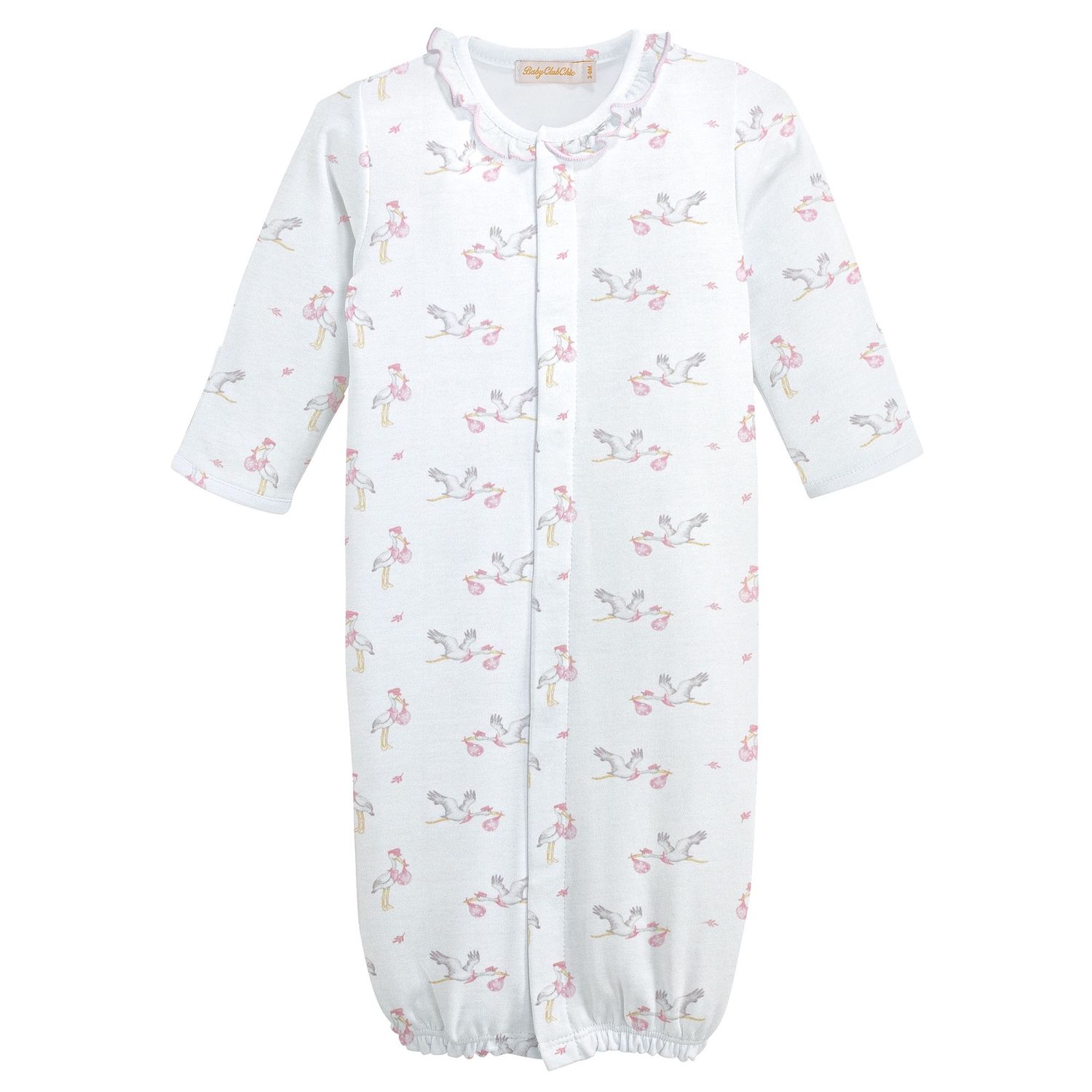 TINY STORKS-GIRL CONVERTER GOWN W/ RUFFLE