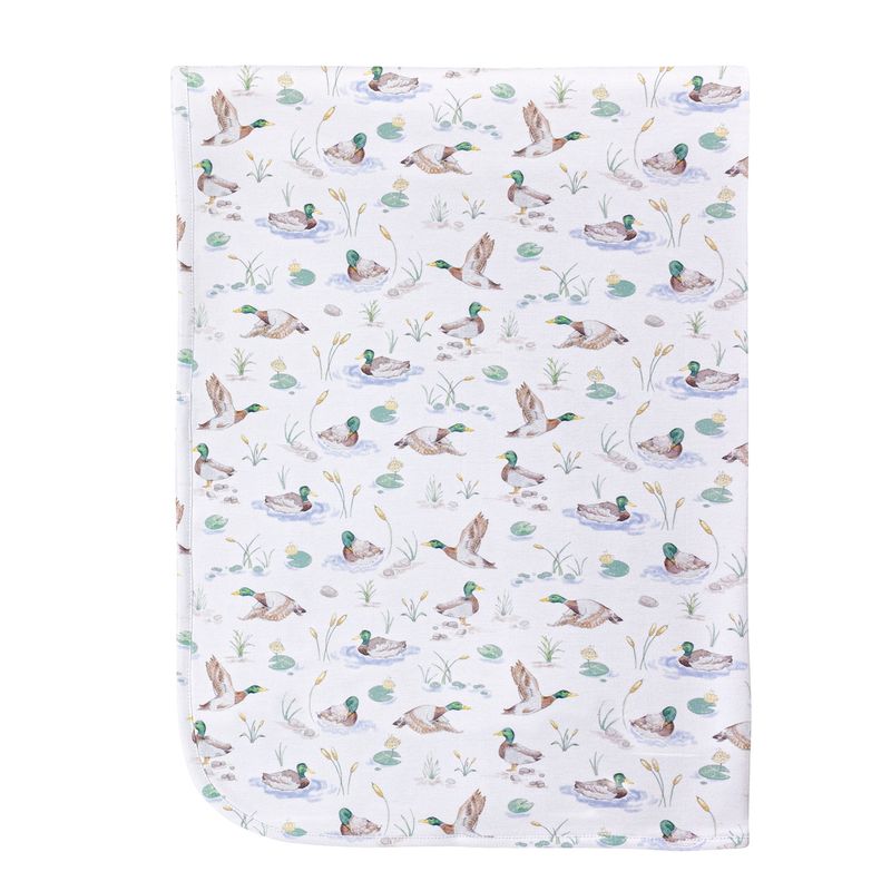 MALLARD DUCKS RECEIVING BLANKET