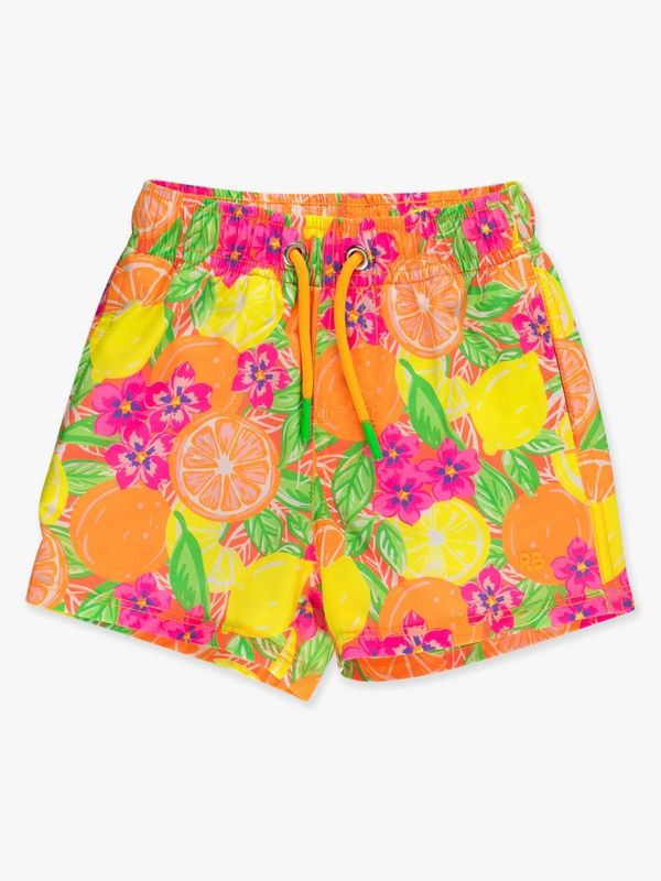 NEON SQUEEZE THE DAY PERFORMANCE HYBRID SWIM TRUNKS