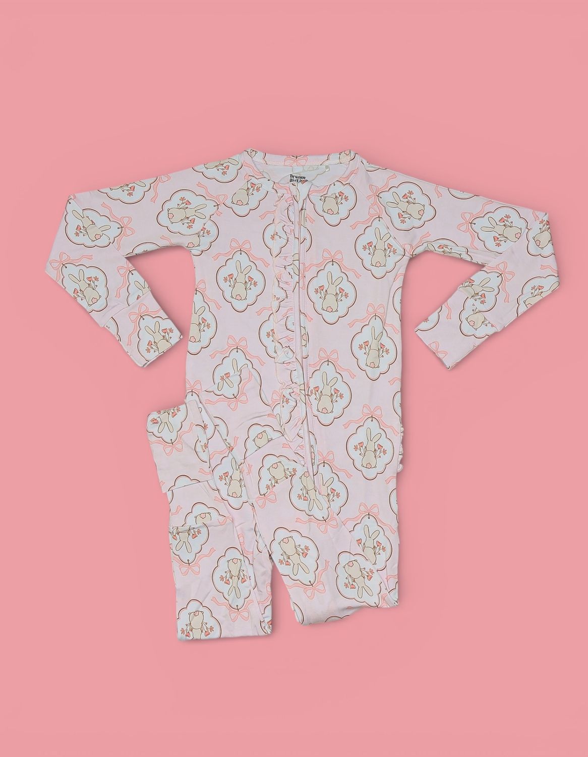 BUNNY BOW BLOSSOMS DREAM RUFFLE ROMPER
