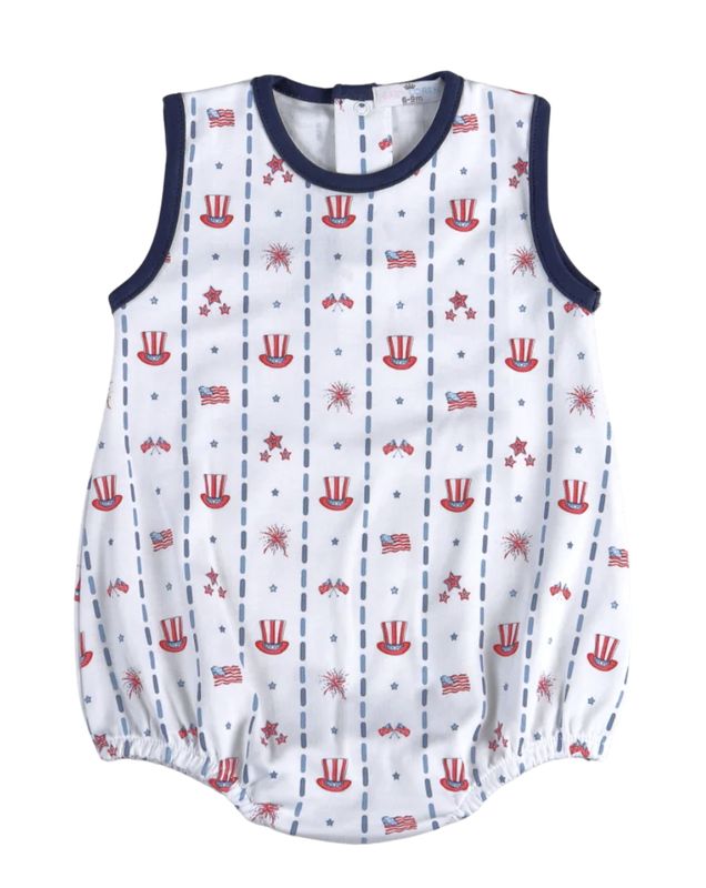 CELEBRATE BLUE ROMPER