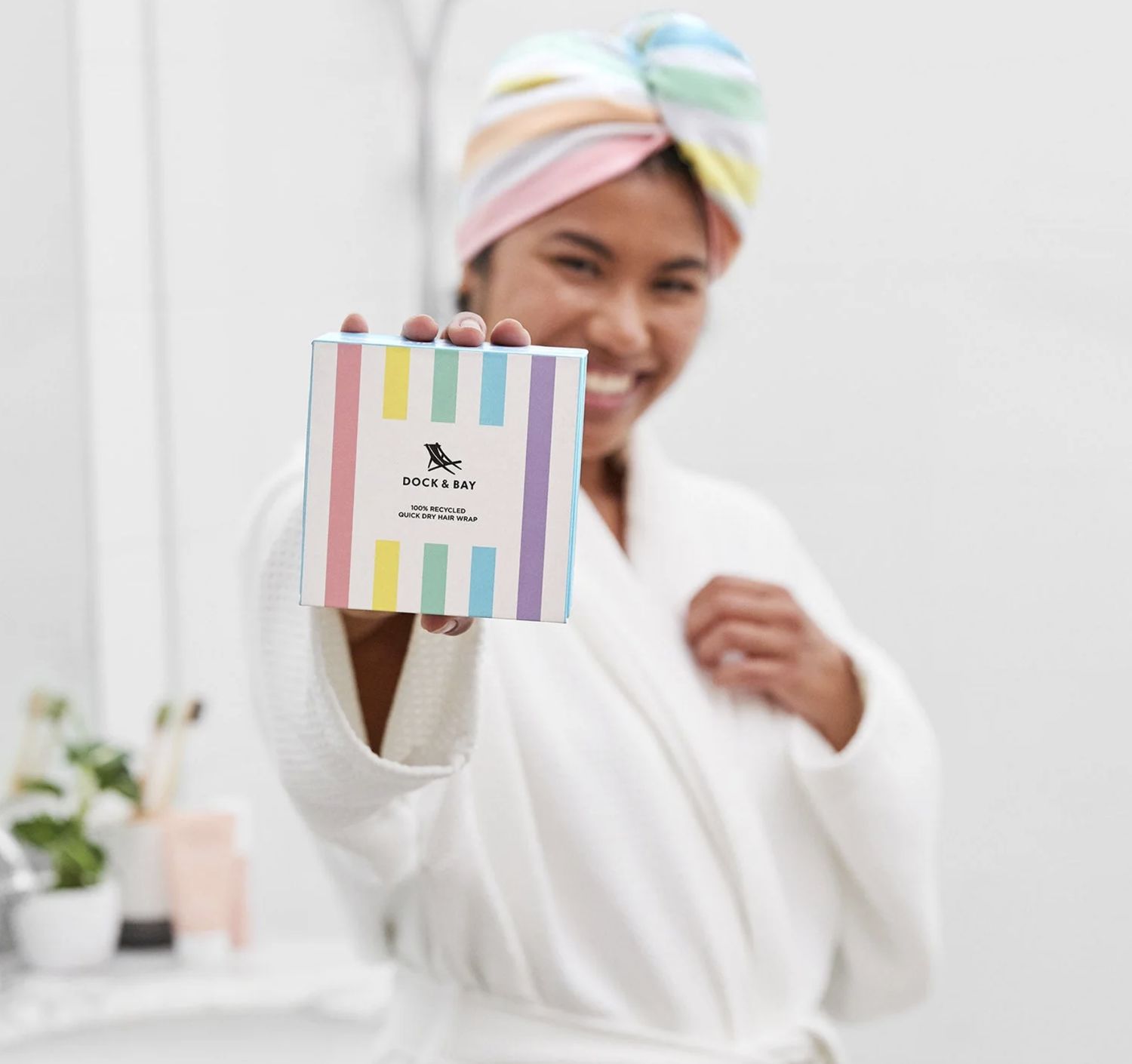 DOCK &amp; BAY HAIR WRAP- UNICORN WAVES