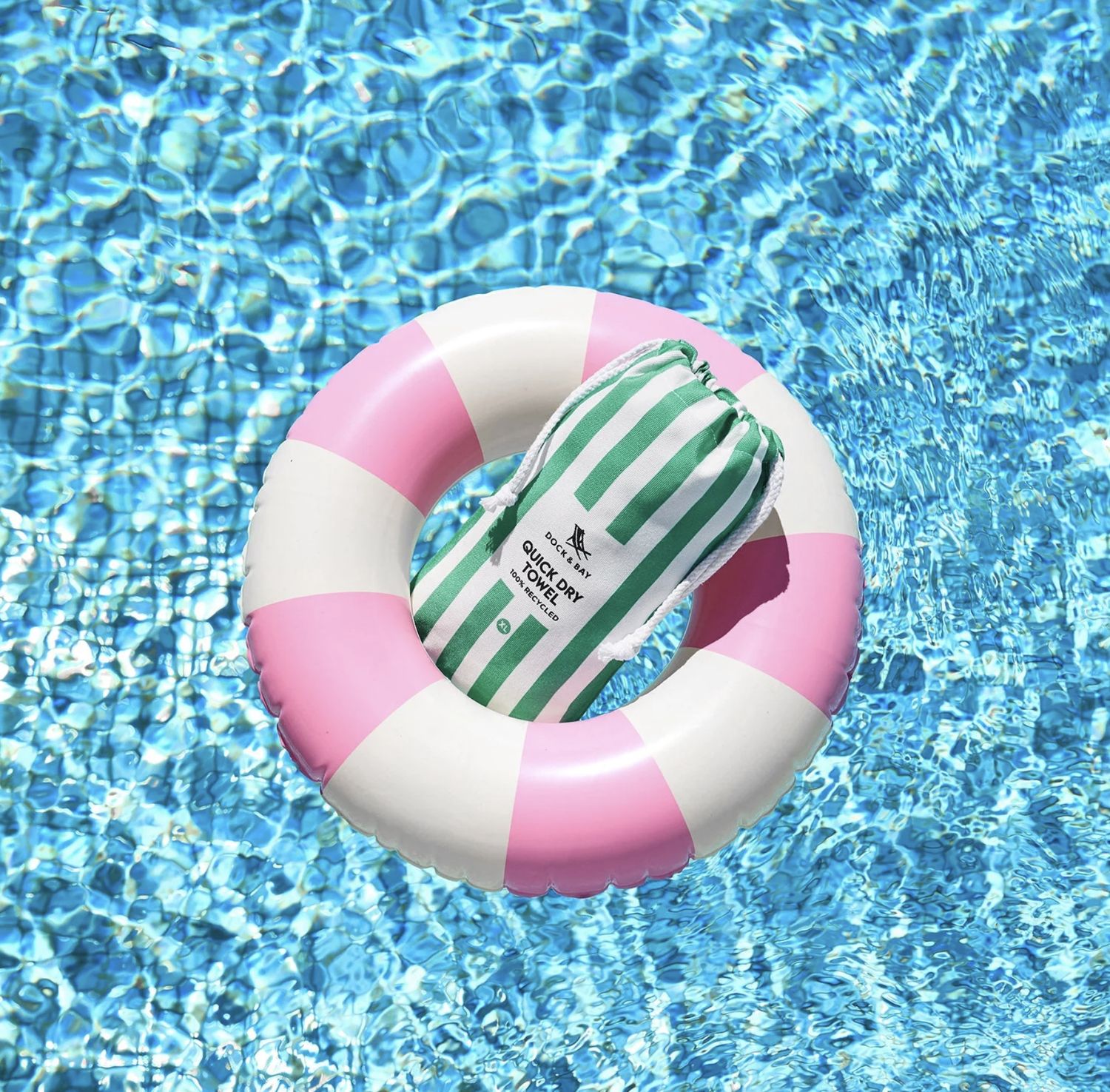 DOCK &amp; BAY QUICK DRY TOWEL- CANCUN GREEN