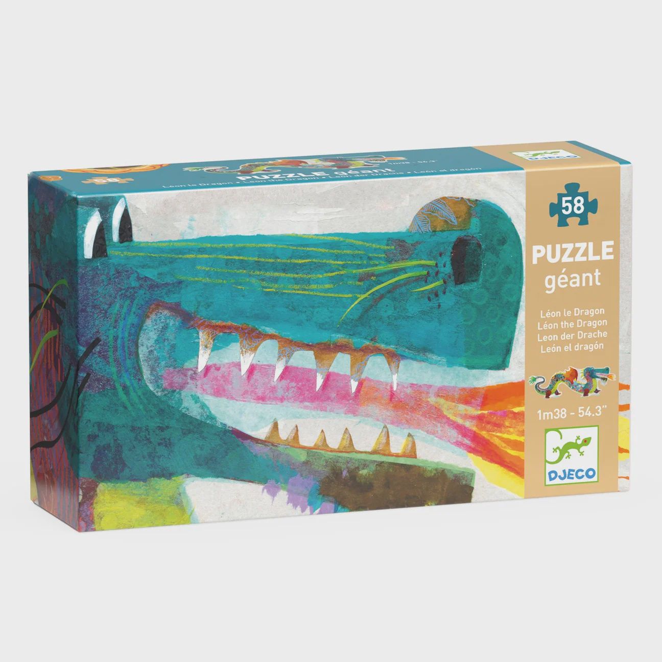 GIANT FLOOR LEON THE DRAGON JIGSAW PUZZLE