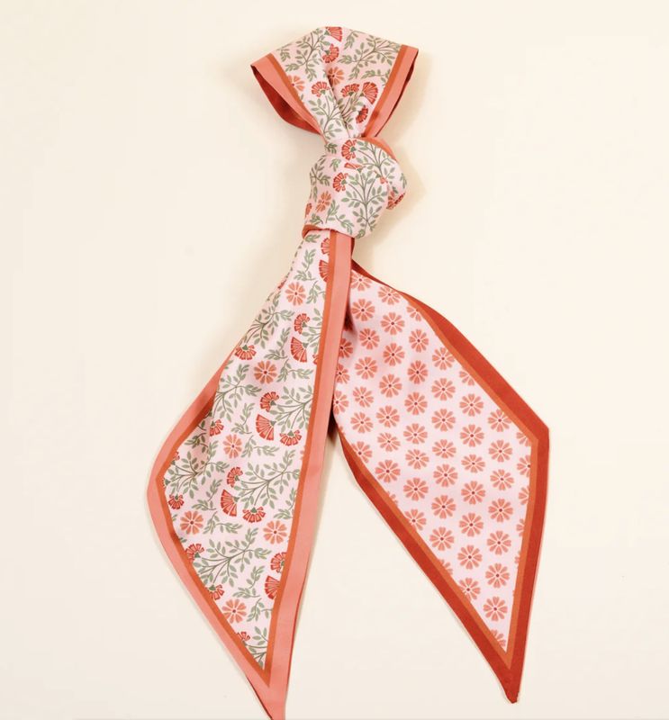 TWIRL &amp; TIE SCARF ACCESSORY - EVERBLOOM DUSTY ROSE