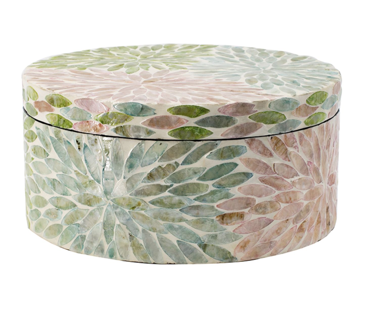 SHIMMERING CAPIZ BOX