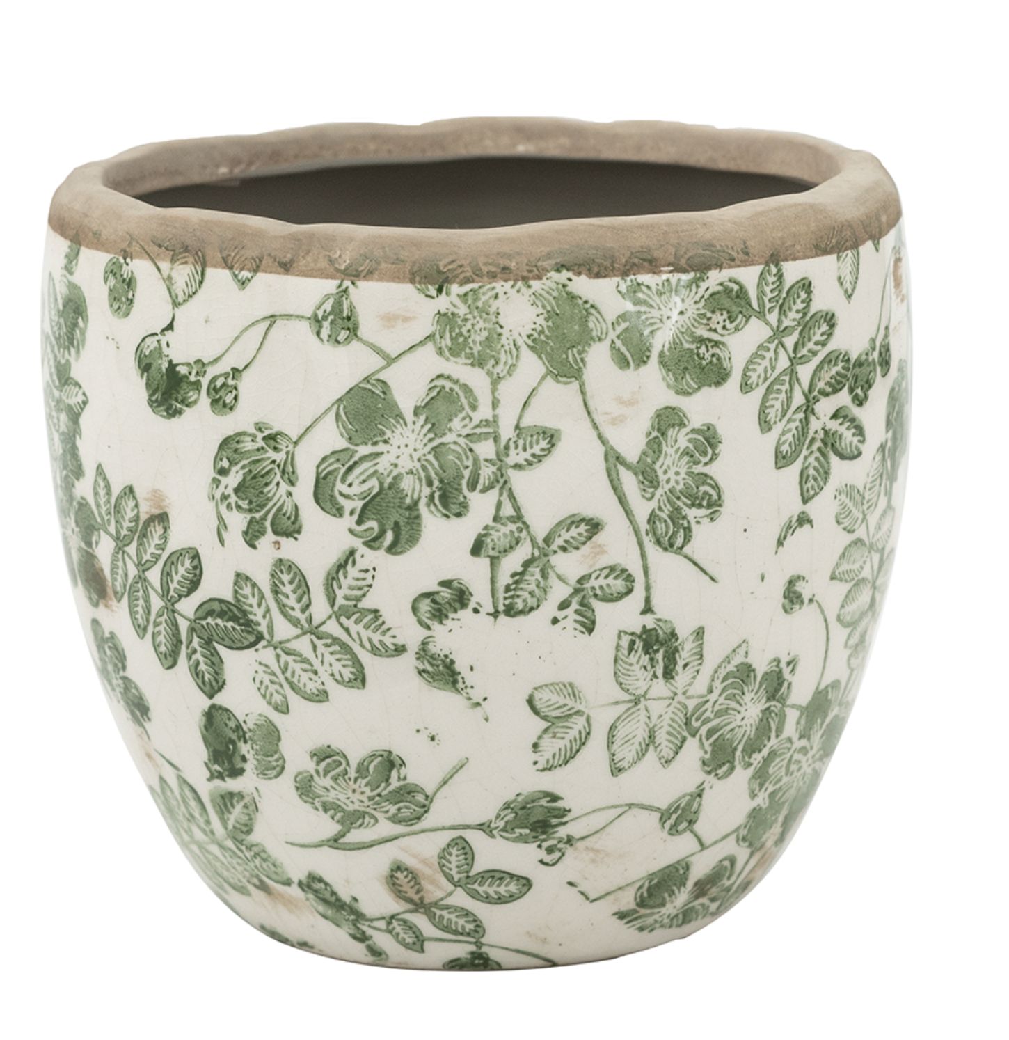 VINTAGE EUROPEAN BOTANICAL VASE