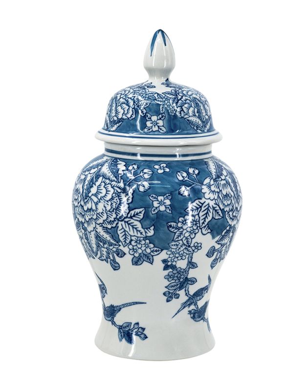 CLASSIC BLUE &amp; WHITE GINGER JAR