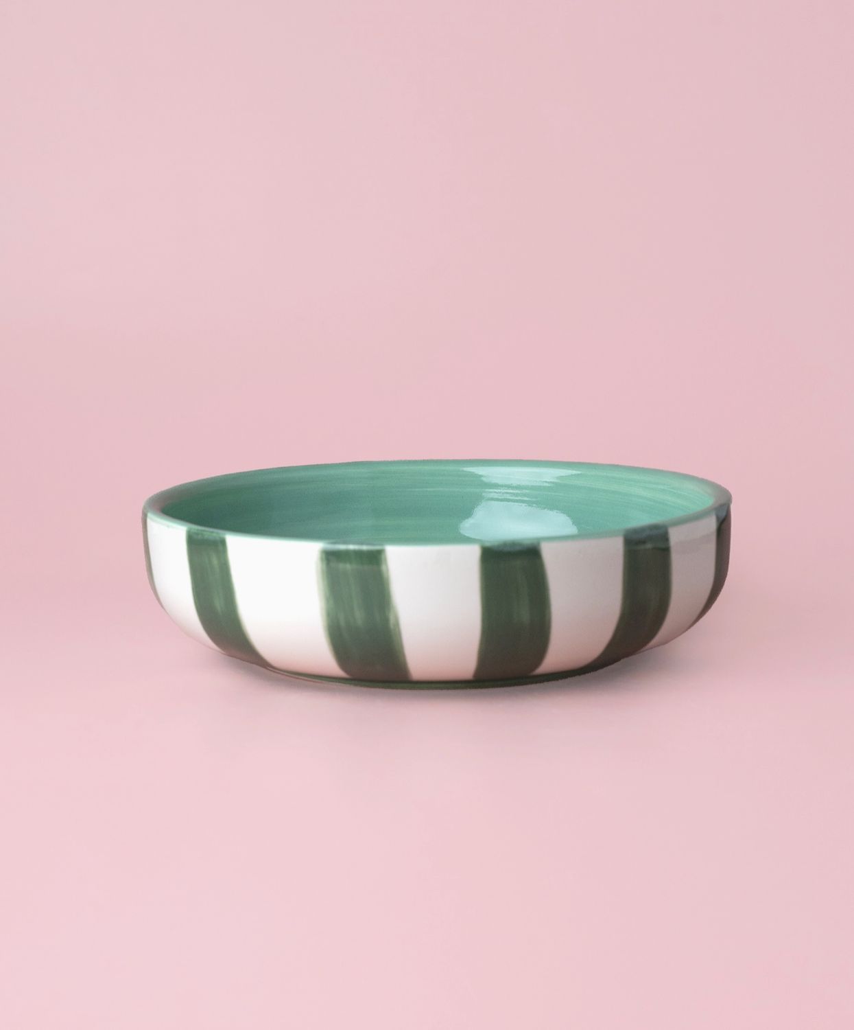 LARGE CERAMIC GARLIC GRATER PLATE - GREEN JADE