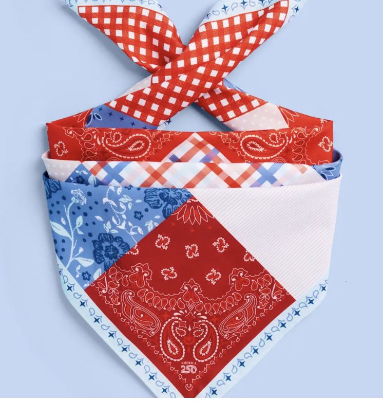 AMERICA250 PATCHWORK HEADSCARF