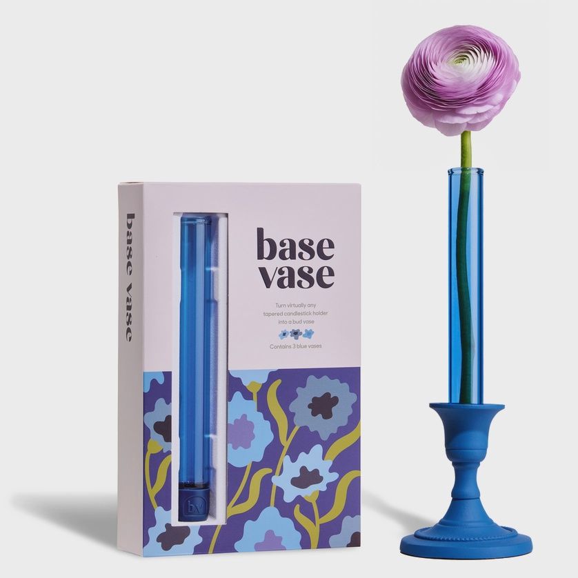 BASE VASE 3-PACK- BLUE