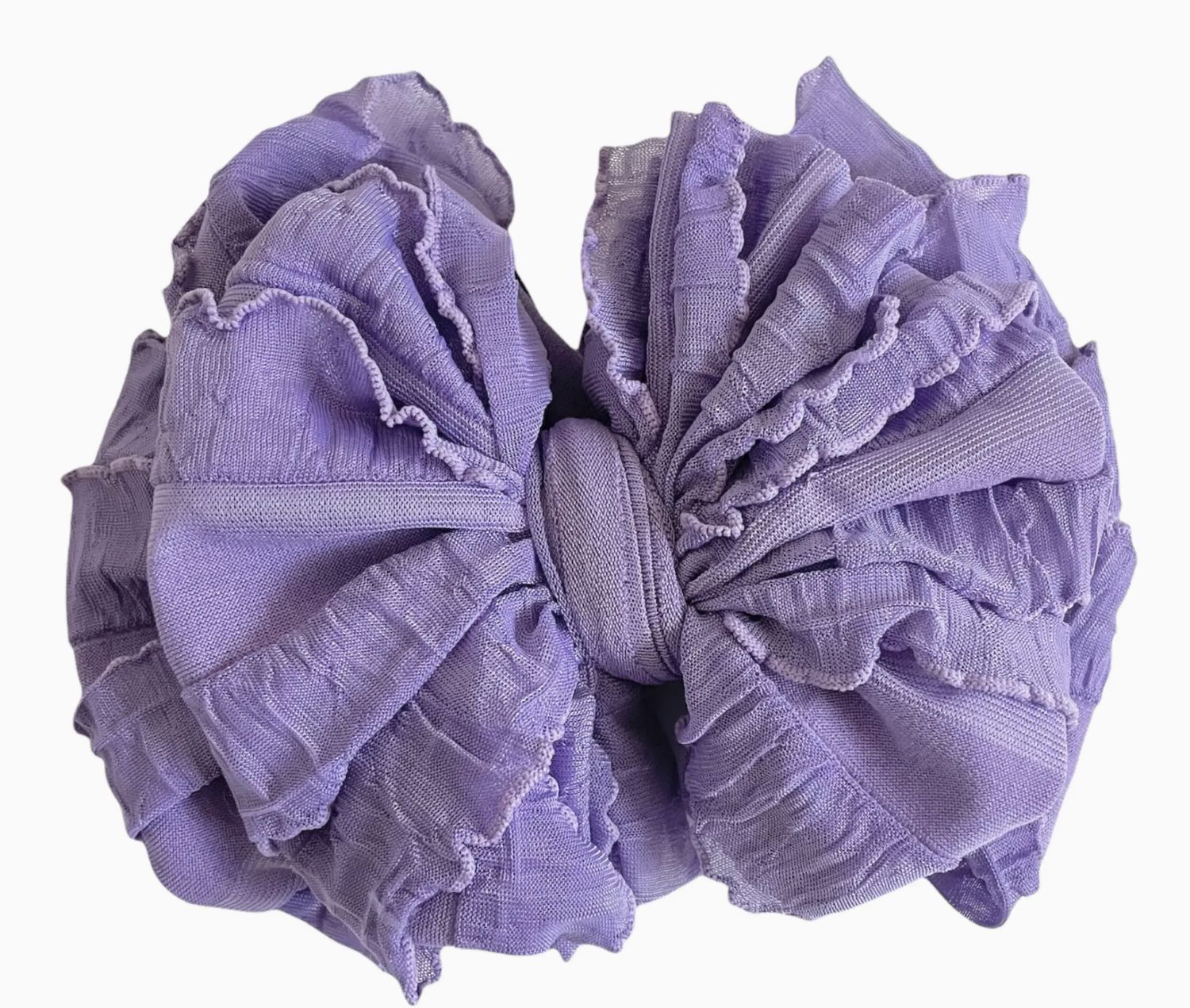 ORCHID RUFFLED HEADBAND