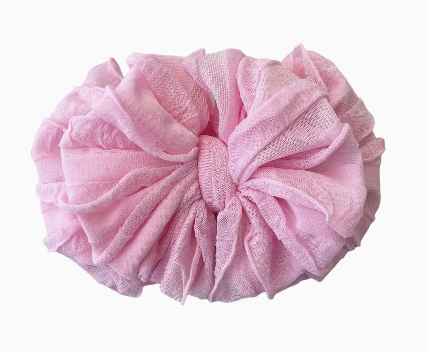 BUBBLEGUM RUFFLED HEADBAND
