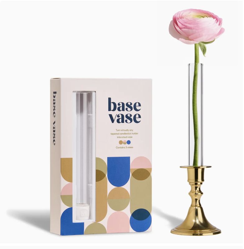 BASE VASE - 3 PACK - CLEAR
