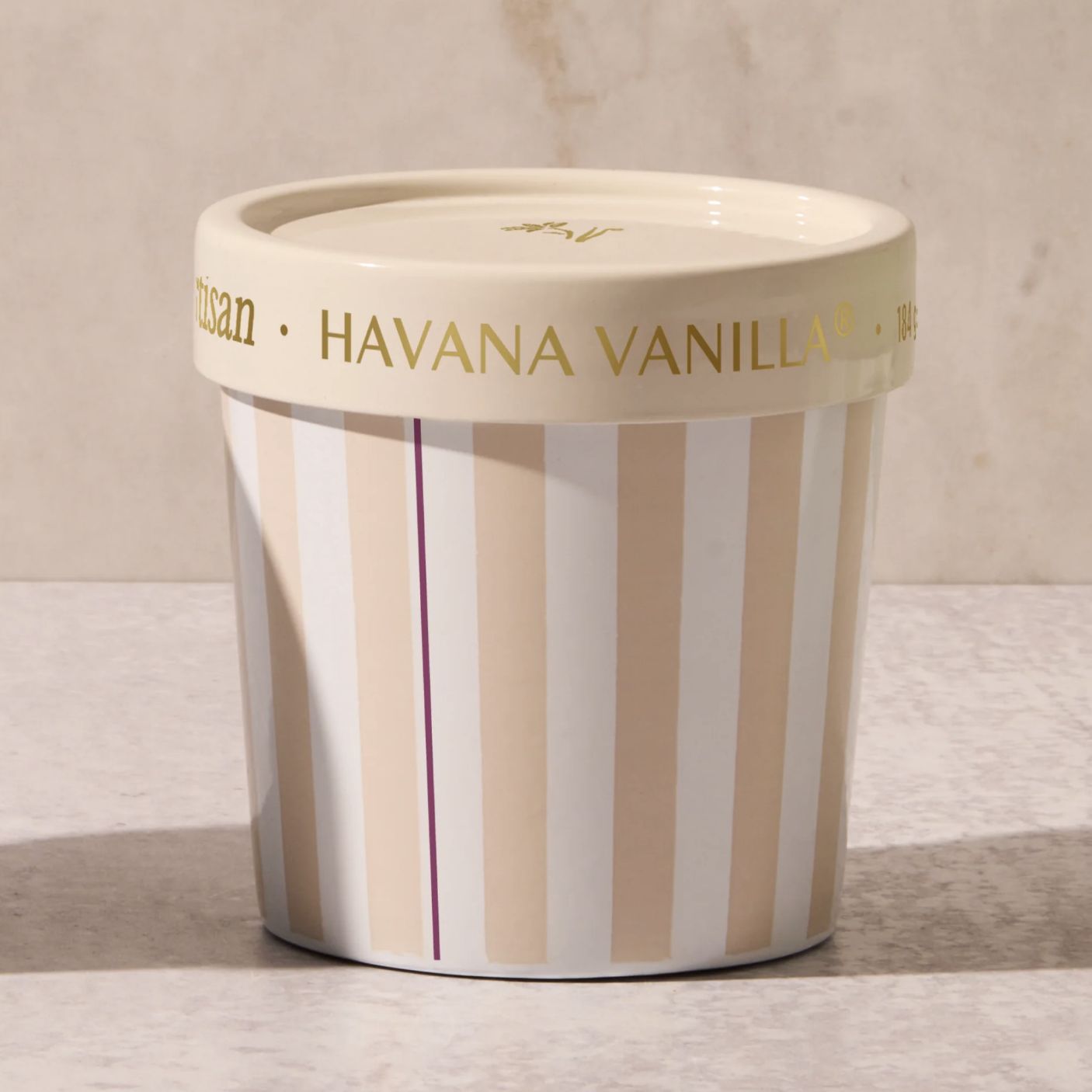 HAVANA VANILLA CAFFE CAPRI GELATO CUP CANDLE