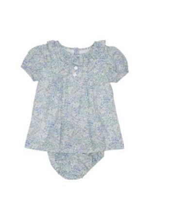 HALLIE TEAL BRIAR FLORAL BLOOMER SET