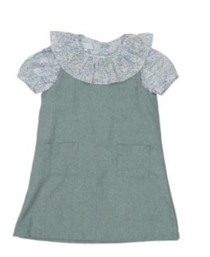 HAZEL TEAL BRIAR FLORAL DRESS