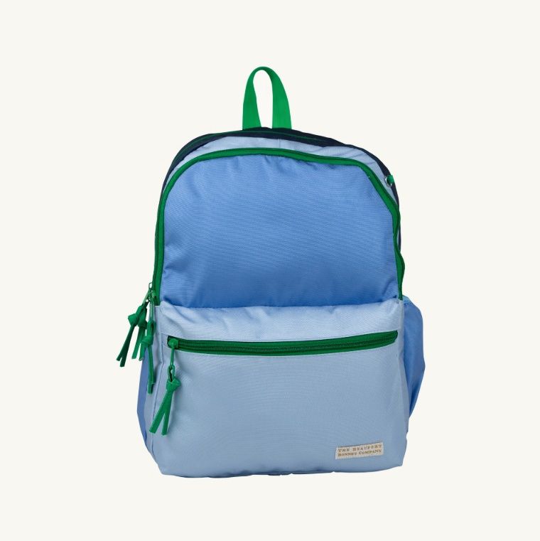 DON'T FORGET YOUR BACKPACK- BARBADOS BLUE &amp; KAIWAH KELLY GREEN