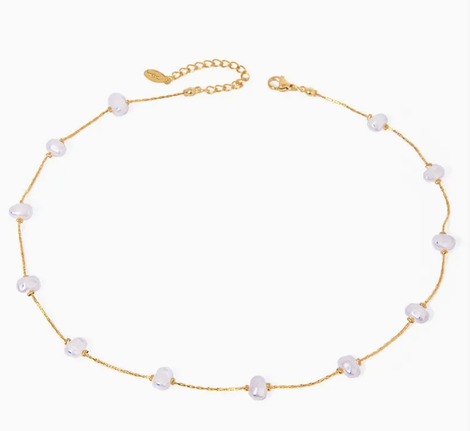 SCATTERED PEARL NECKLACE