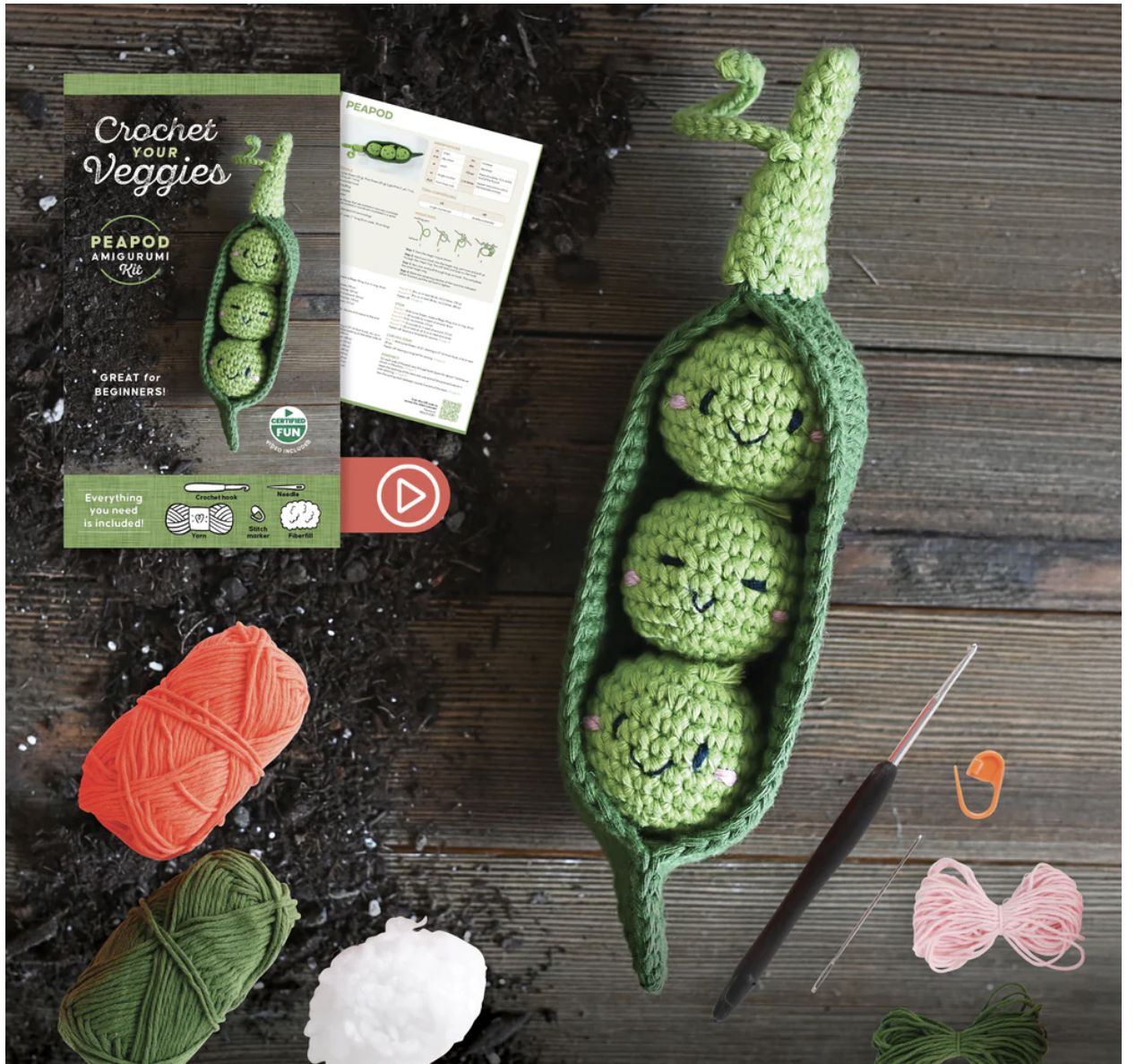 PEAPOD CROCHET YOUR VEGGIES