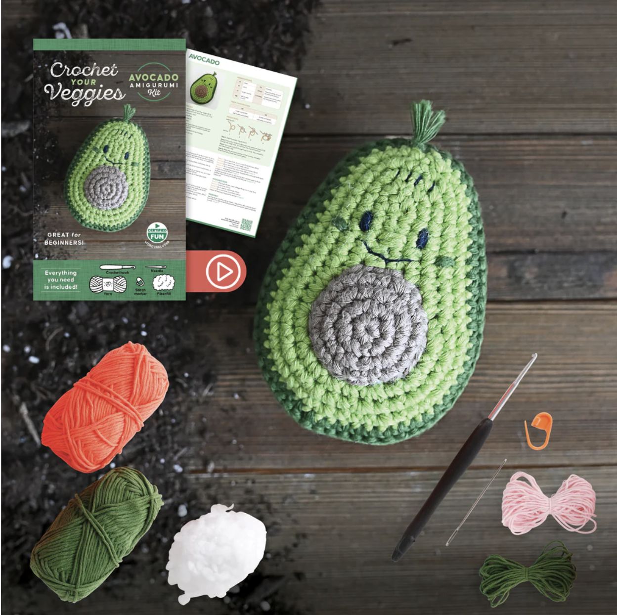 AVOCADO CROCHET YOUR VEGGIES