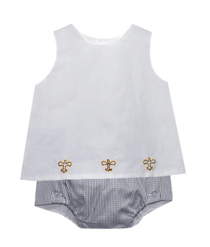 BLACK/GOLD DIAPER SET