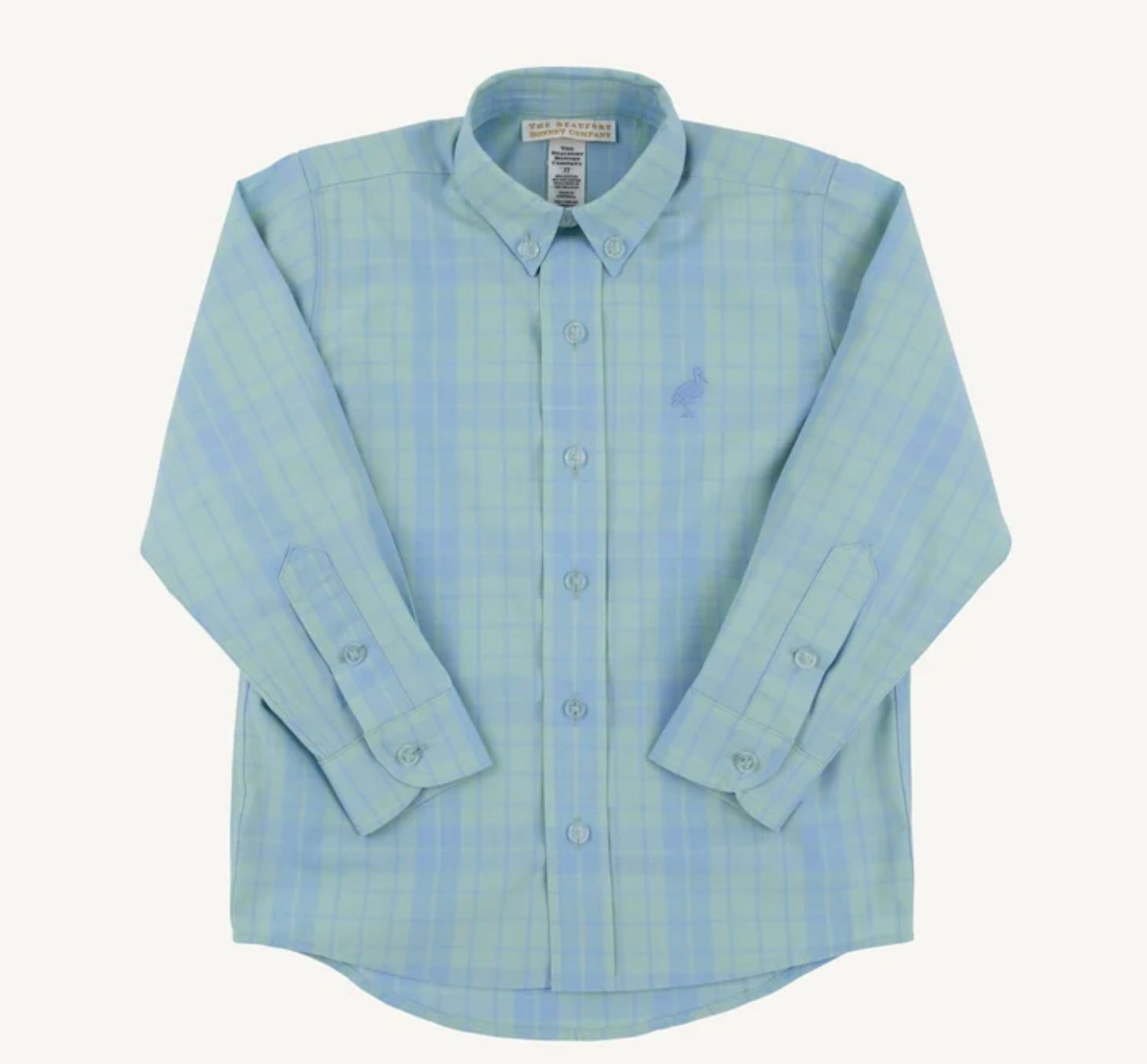 DEANS LIST DRESS SHIRT - AUDUBON PARK PLAID/ SARASOTA SKY