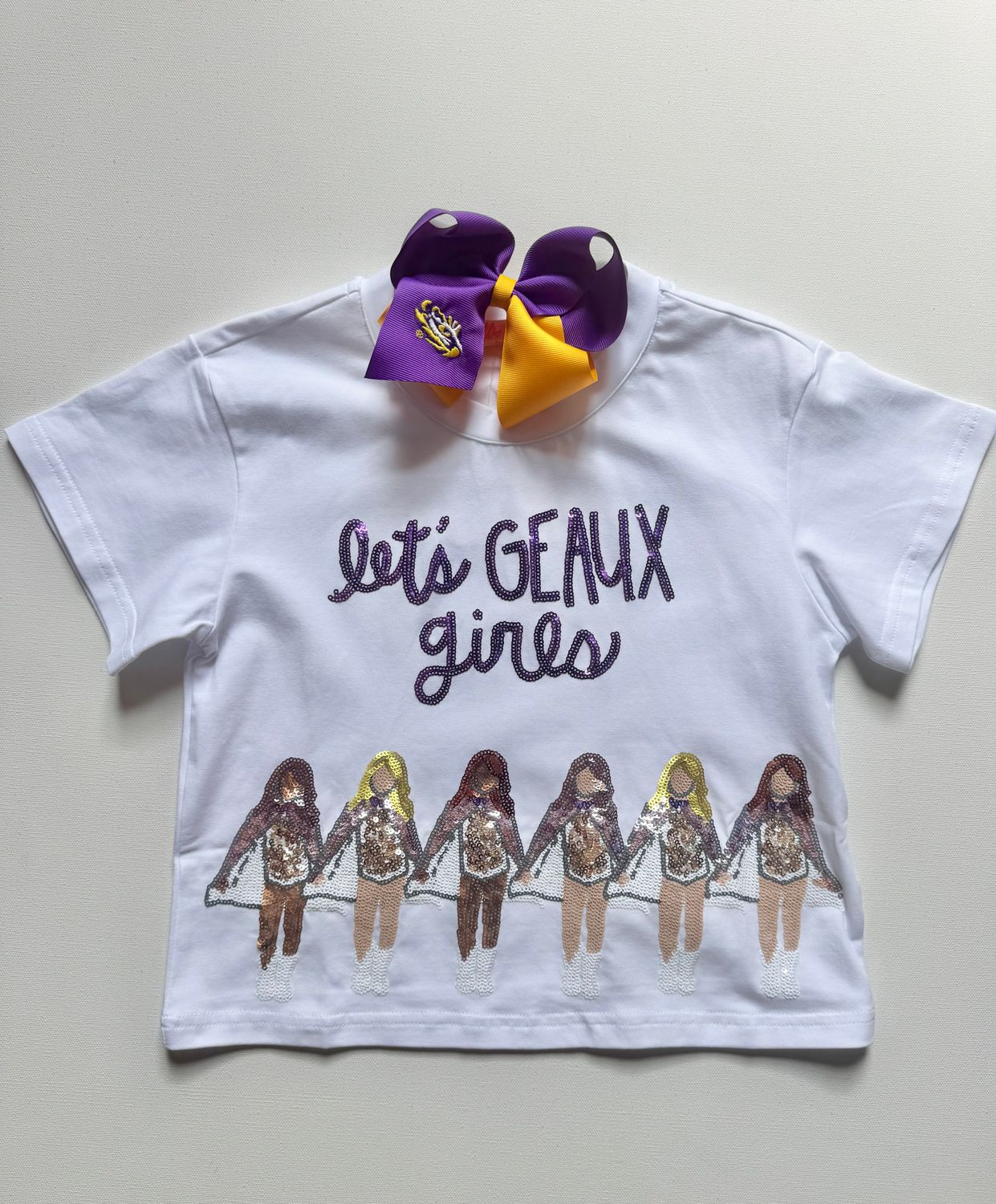 LET'S GEAUX GIRLS - GAME DAY TOP