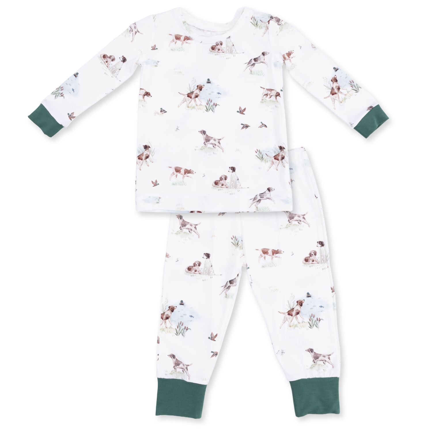 POINTER PUPS AND DUCK BUDDIES - LONG SLEEVE LOUNGEWEAR SET