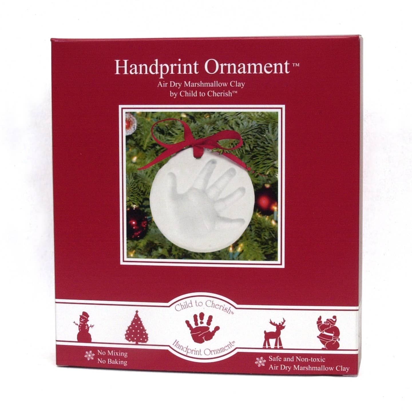 CLAY HANDPRINT KIT ORNAMENT