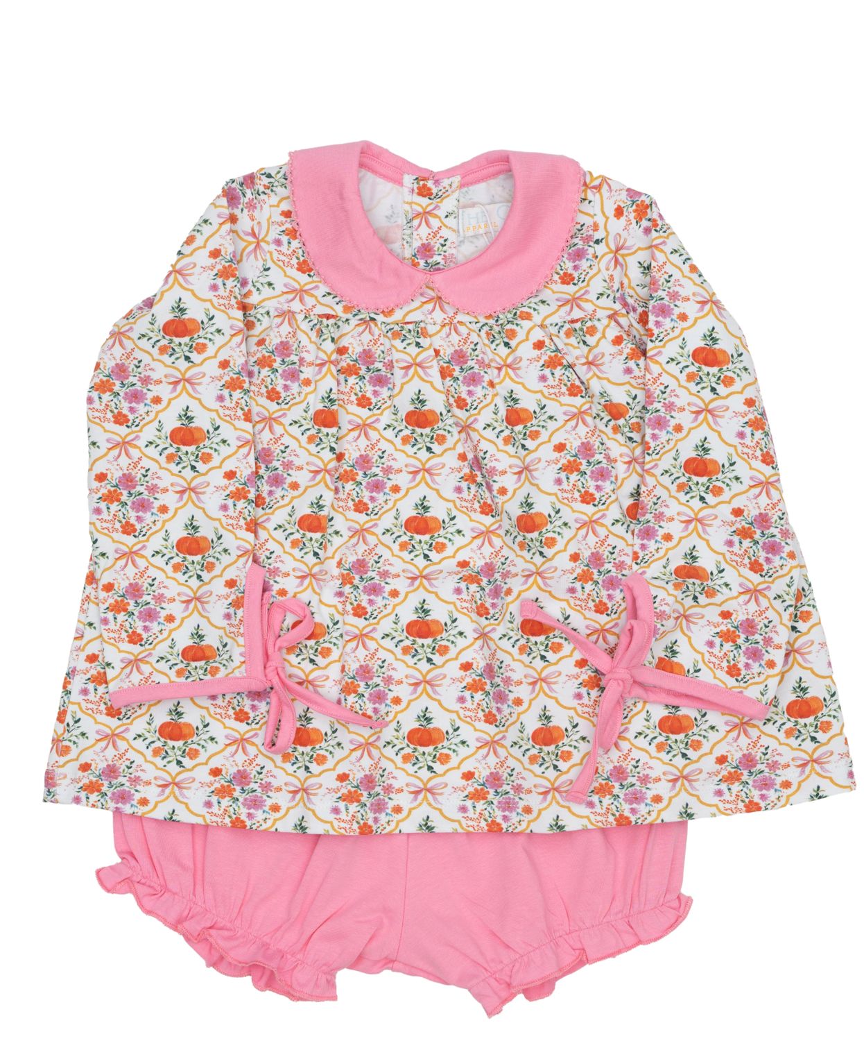 MARY CHARLOTTE PRETTY PUMPKIN BLOOMER SET