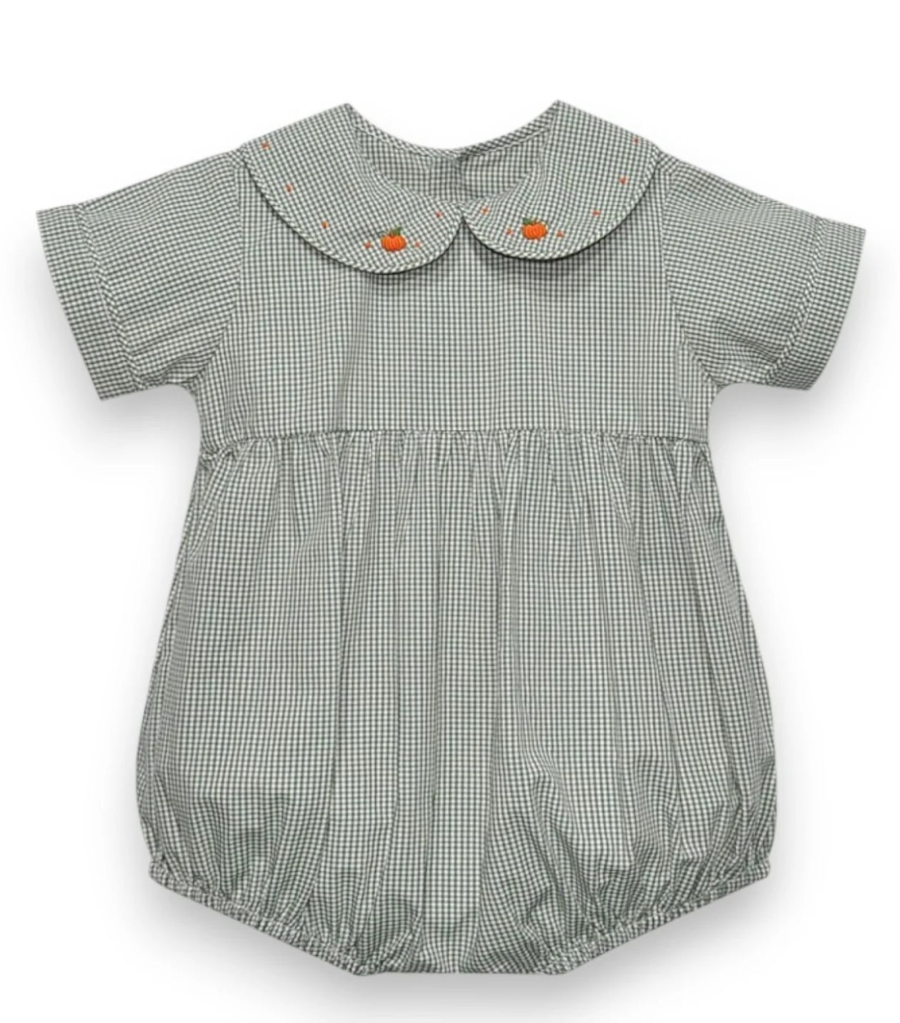 GRAY BLUE TATE BOY BUBBLE- PUMPKINS