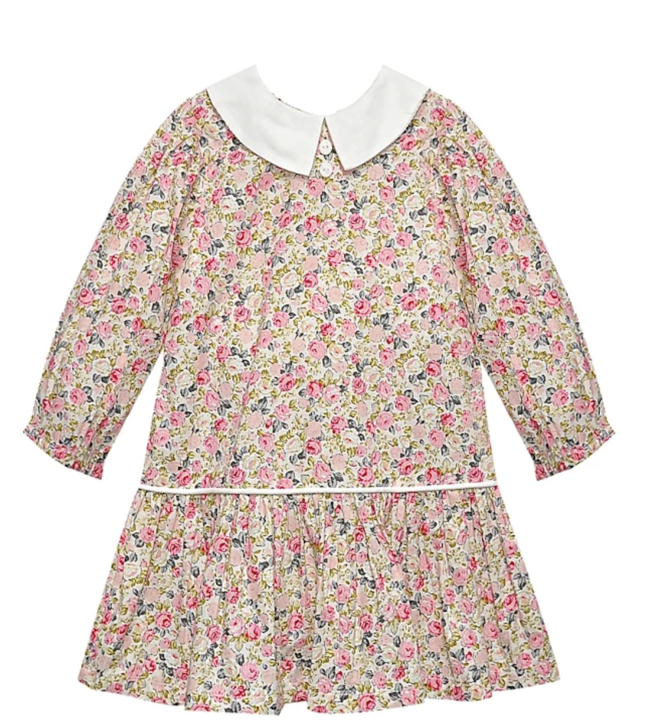 PINK ROSE CARRINGTON DRESS