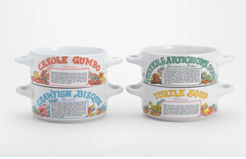 FAMOUS RESTAURANT RECIPE BOWLS - SET OF 4