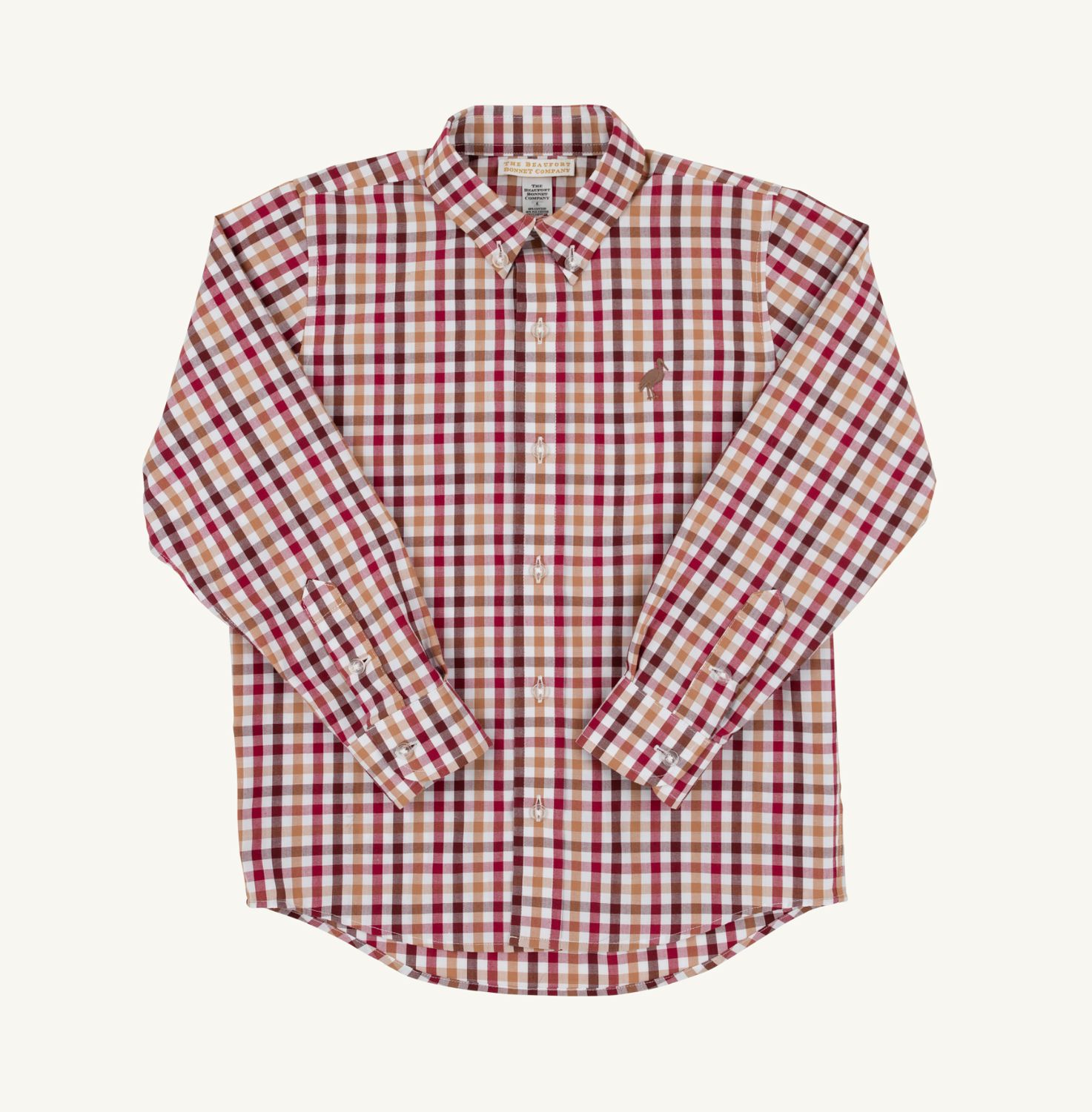 DEANS LIST DRESS SHIRT-EASTON POND PLAID/GRAY BAY BROWN