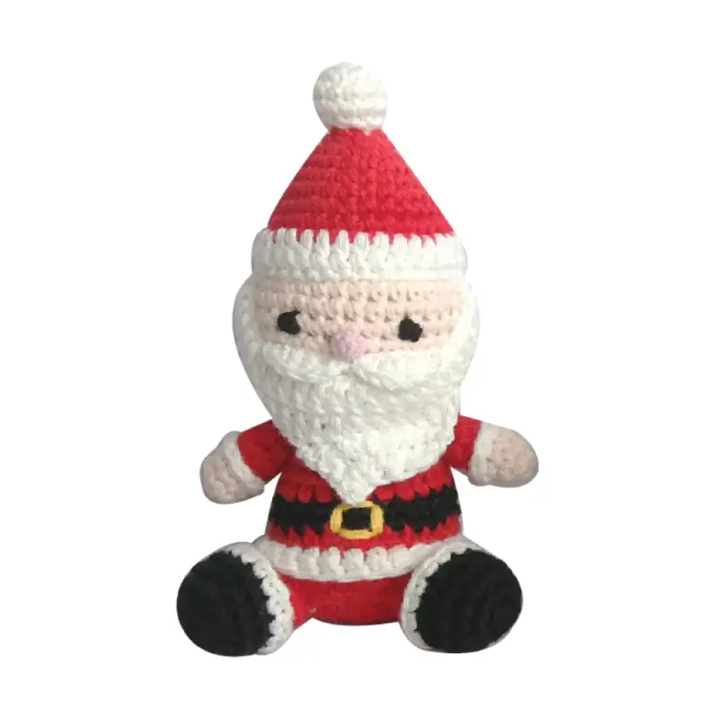 SANTA HAND-CROCHET RATTLE