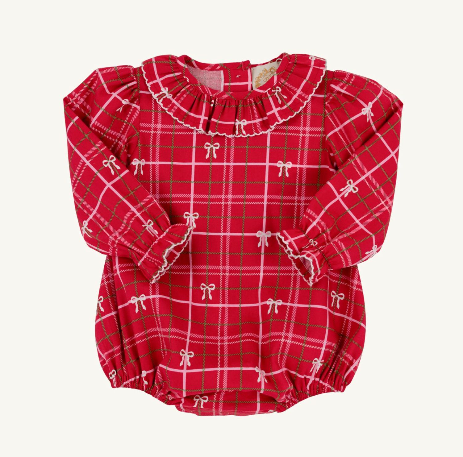 LONG SLEEVE RAMONA RUFFLE BUBBLE- FLANNEL