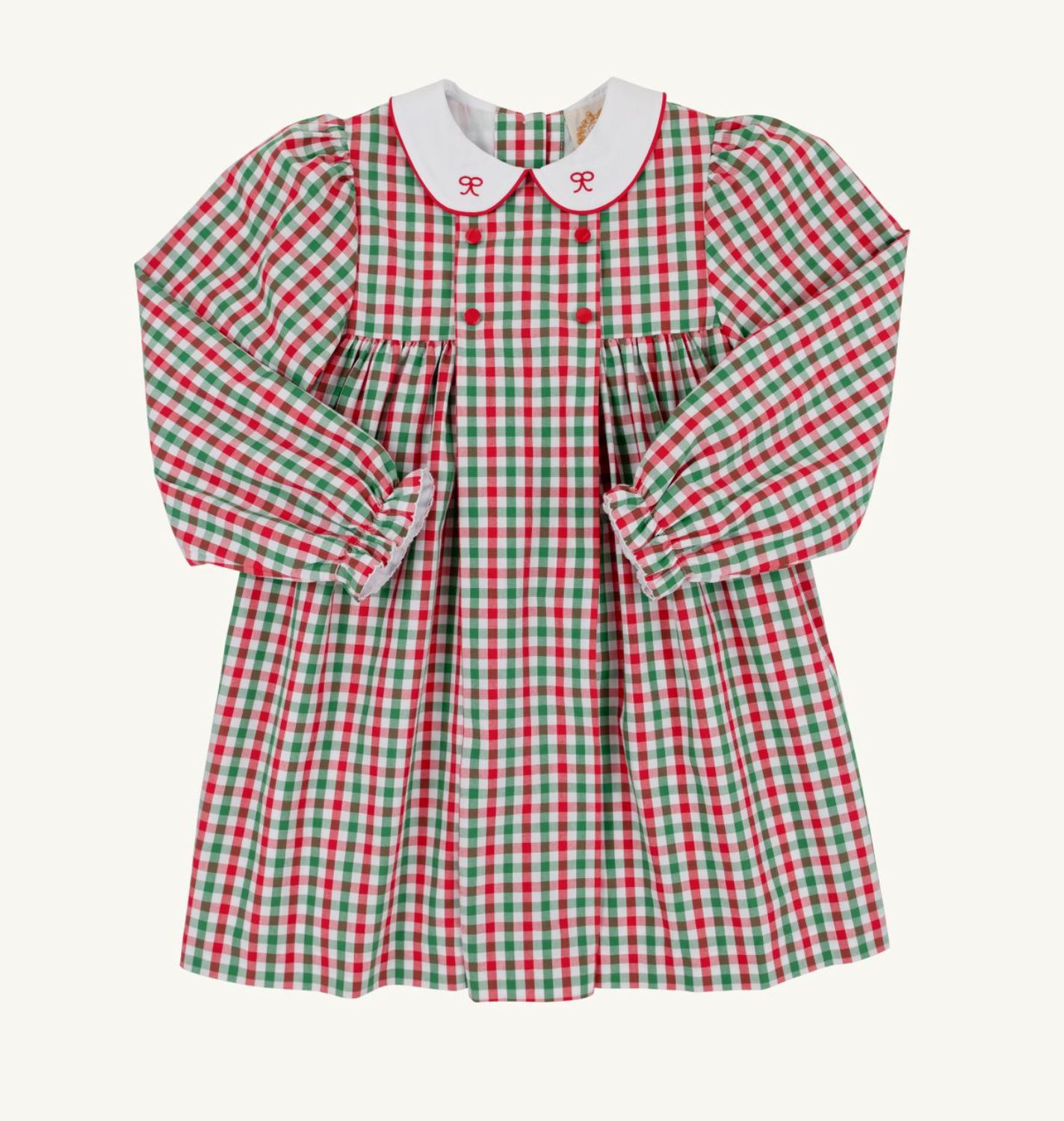 DELLA MARIE DRESS- RICHMOND RED &amp; KIAWAH KELLY GREEN