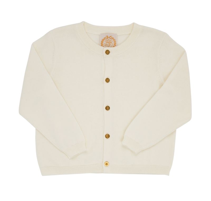 CAMBRIDGE CARDIGAN- GOLD BUTTONS