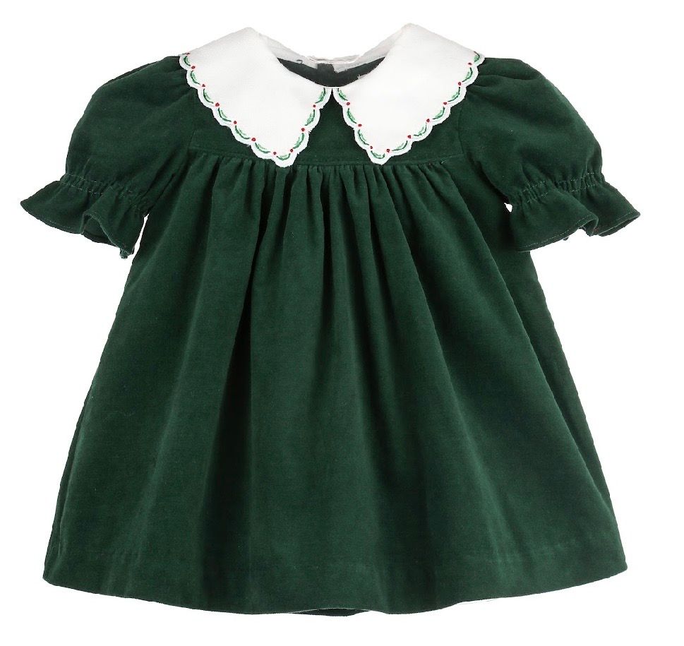 GOOD TIDINGS MILLER DRESS- GREEN