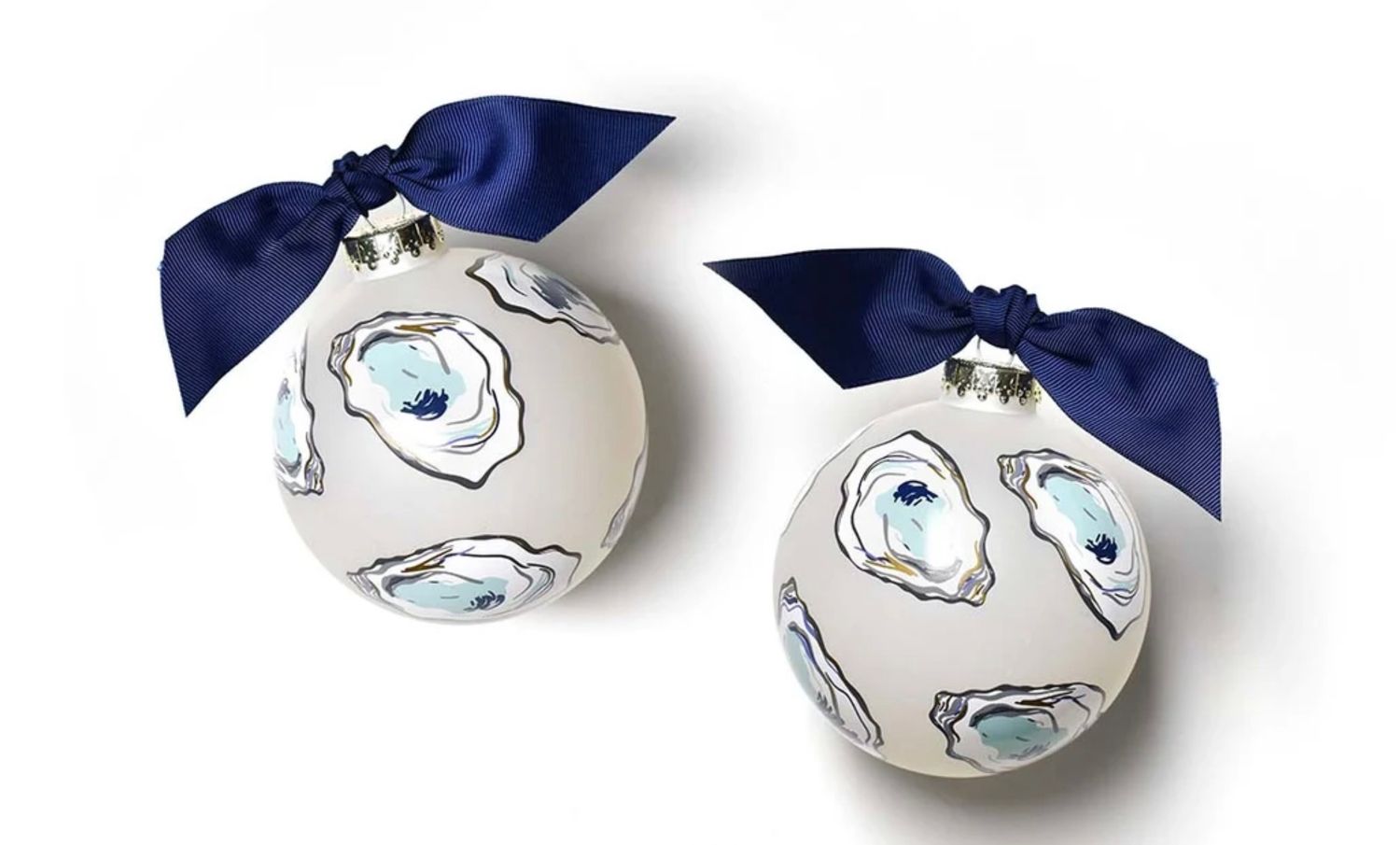 OYSTER GLASS ORNAMENT
