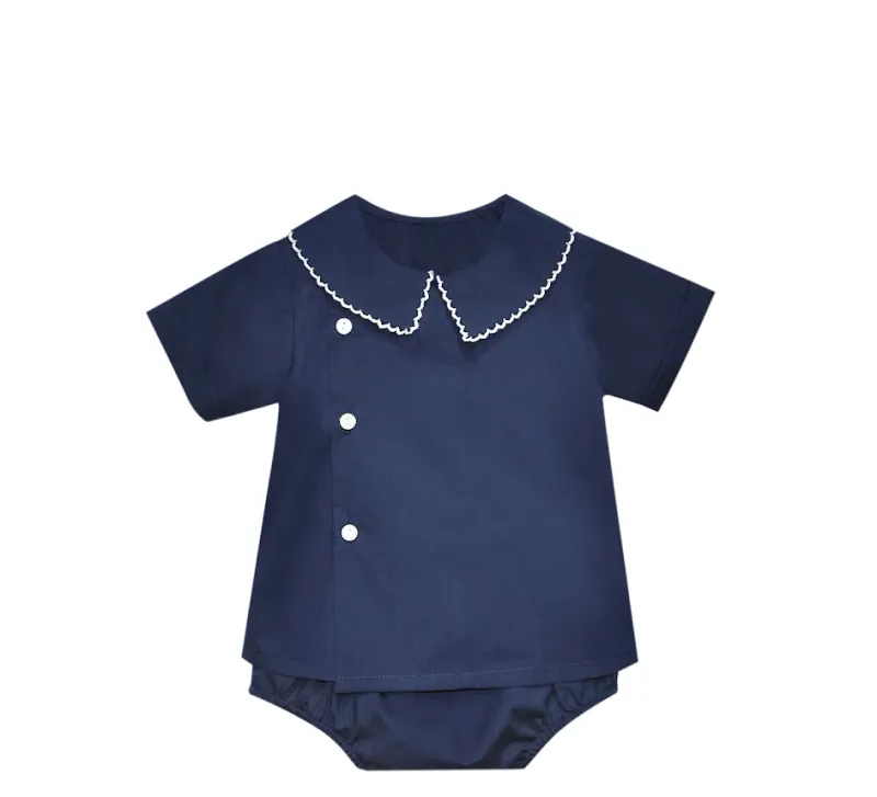 RILEY DIAPER SET- NAVY