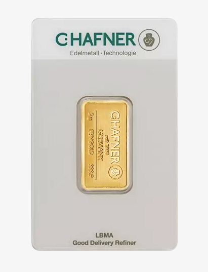 Lingotin 5 Grammes d'Or fin