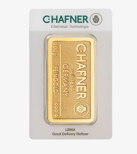 Lingotin 100 Grammes d'Or fin