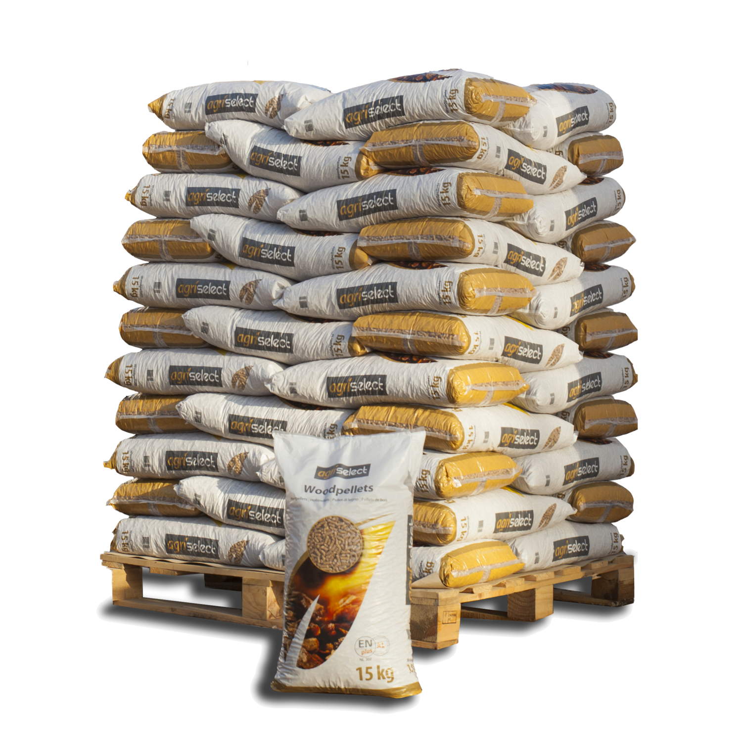 Agriselect pellets, 65 zakken 975kg