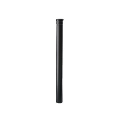 Rookkanaal enkelwandig L:100 cm Ø80mm Pelletkachel