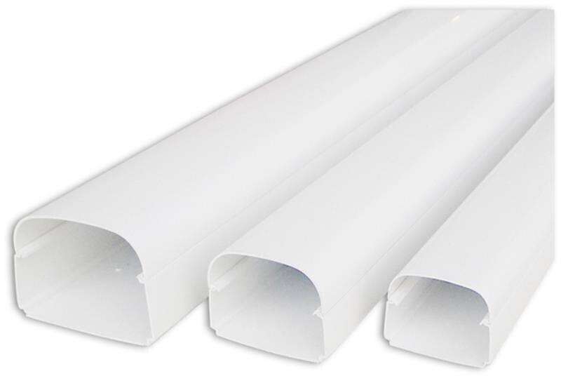 Tecnosystemi Optima T75 leidinggoot wit 2000x74x56mm