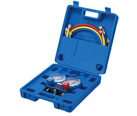 Gereedschap VALUE Manifold Set VMG-2-R32 Inclusief Opbergkoffer