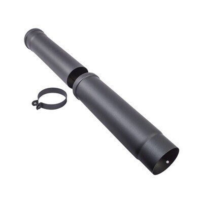 Paspijp 410-610 pelletkachelafvoer diameter 80 mm