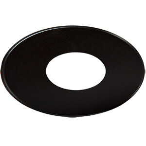Rozet rond zwart Ø 130